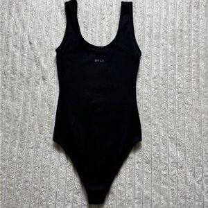 BYLT Basics Black Bodysuit